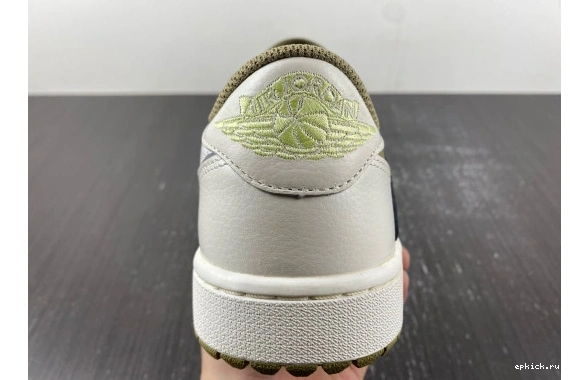 Rep EP Travis Neutral Low 1 Golf Jordan Scott Retro Olive FZ3124-200 0519